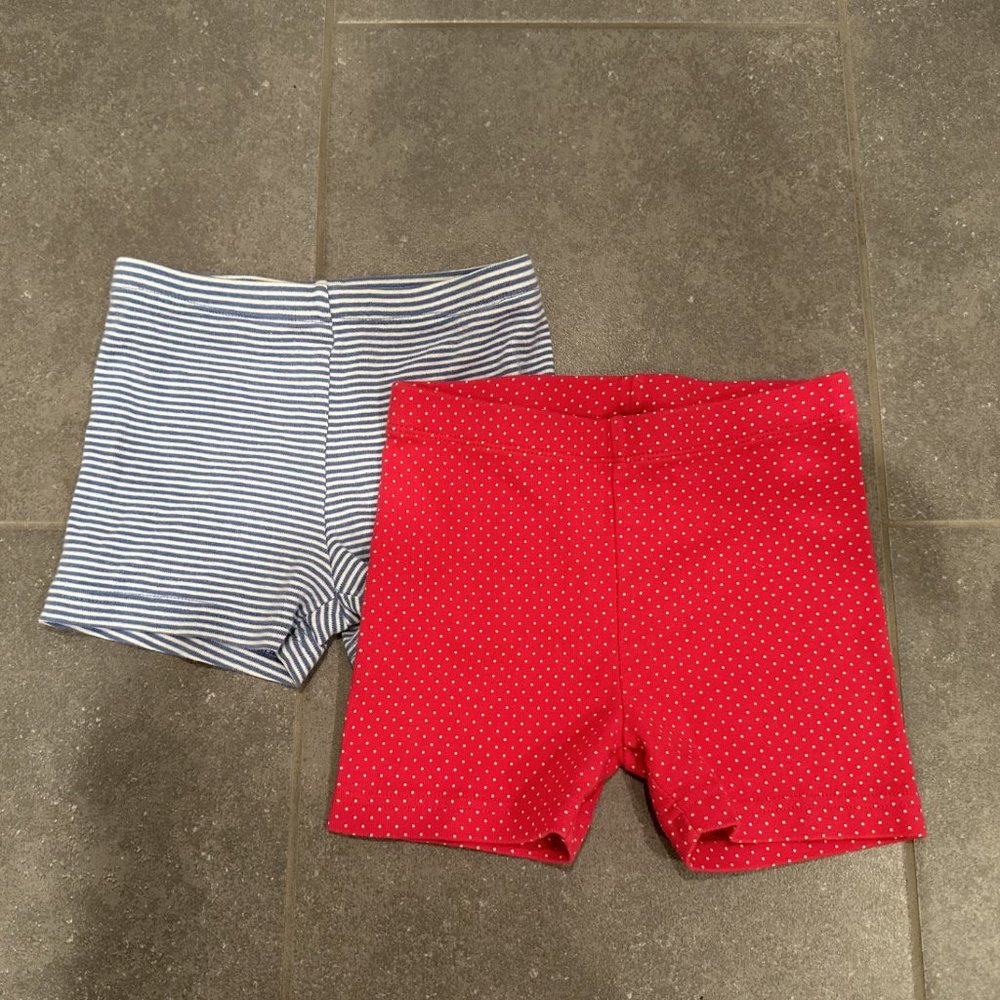 Girls Somersault Shorts, 2 pair